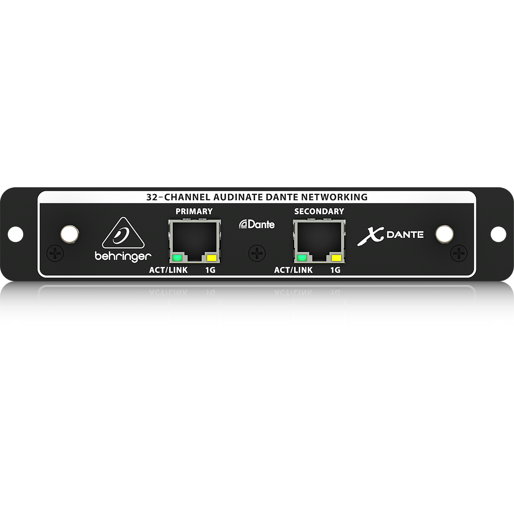 Behringer X-Dante High-Performance 32-Channel Audinate Dante Expansion Card for X32