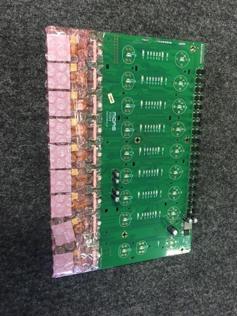 Midas M32R right fader pcb