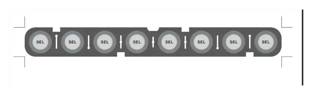 M32R live M32 live Rubber SEL pads - strip of 8