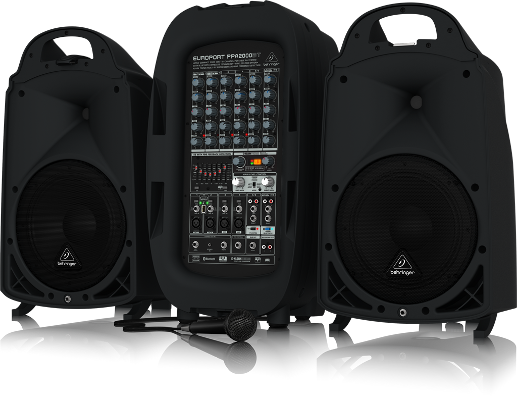 B-stock Behringer PPA2000BT Draagbare PA set