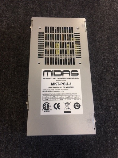 [CV02-00167-000] Midas Power supply  VU32 VU24 DL154 DL155 DL231 DL251 DL252  DL351  DL431 VU32  MKT-PSU-1